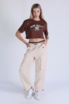 Taş Bel Detay Paraşüt Pantolon 5026