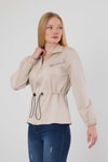 Taş Bel Lastik Fermuarlı Sweat 9167M
