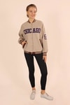 Taş Chicago Nakış Kolej Ceket 1028