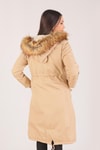 Taş İçi Kürklü Mont 30075
