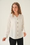 Taş Polo Yaka Düğme Detay Tunik 25538