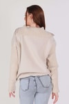 Taş Triko Detay Sweat 1089