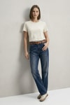 Tint Kahve Kemerli Likralı Jean 3043