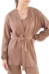 Vizon 3'lü Kimono Bluz Pantolon Takım 7002