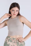 Vizon Fitilli Crop Kadın Atlet 1312