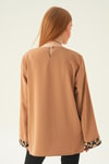 Vizon Leopar Detay Bluz 25548