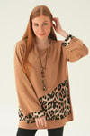 Vizon Leopar Detay Bluz 25548