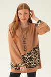 Vizon Leopar Detay Bluz 25548