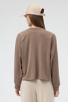 Vizon Oversize Bisiklet Yaka Kadın Sweat 8251A