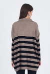 Vizon Polo Yaka Çizgili Tunik 5340