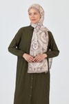 Vizon Retro Desenli Şal 4004