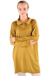 Yağ Yeşili Polo Yaka Tunik 5410