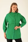 Yandan Bağlamalı Tunik - 6197A Benetton Yeşili