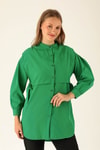 Yandan Bağlamalı Tunik - 6197A Benetton Yeşili