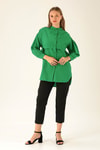 Yandan Bağlamalı Tunik - 6197A Benetton Yeşili