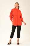 Yandan Bağlamalı Tunik - 6197A Orange