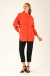 Yandan Bağlamalı Tunik - 6197A Orange