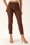 Yüksek Bel Mom Jean - 1121 Acı Kahve