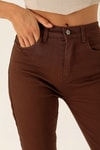 Yüksek Bel Mom Jean - 1121 Acı Kahve