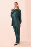 Zümrüt Fermuarlı Tunik Pantolon Takım 5471