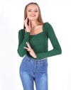 Zümrüt Karpuz Kol Bluz 1054