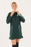 Zümrüt Yaka Bağcık Sweat 7383