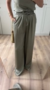 SATEN BLUZ PANTOLON  TAKIM-ÇAĞLA YEŞİLİ