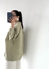Çizgili Oversize Gömlek