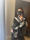 Mini Pullu Siyah Çanta