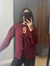 Önden Bağlamalı Hırka
