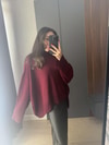 Oversize Boğazlı Kazak
