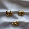 Üçlü Buble Küpe Set
