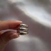 Üçlü Silver Yüzük Set