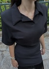 Vatkalı Polo Yaka T-Shirt