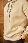 Arma Detay Sweat Krem