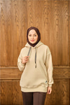 Arma Detay Sweat Krem