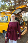 Bağcık Detaylı Sweatshirt Bordo