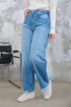 Baggy Model Kot Pantolon Buz Mavi
