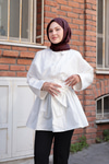 Bali Poplin Gömlek Beyaz
