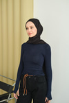 Balıkçı Yaka Body Lacivert
