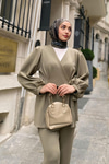 Balon Kol Scuba Kimono Takım Yeşil