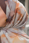 Batik Desen Soft Şal Kahverengi