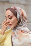 Batik Desen Soft Şal Kahverengi
