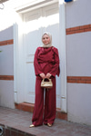 Begonya Takım Bordo