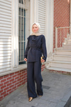 Begonya Takım Lacivert