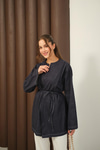 Biyeli Kot Kimono Lacivert