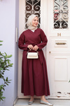 Bolera Etiketli İkili Takım Bordo