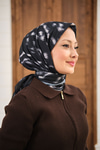 Ceylan Desen Eşarp Siyah