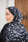 Ceylan Desen Şal Siyah