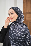 Ceylan Desen Şal Siyah